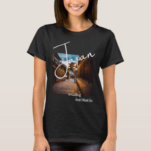 Japan belt en ik moet naar Kyoto Temple Photo. T-shirt