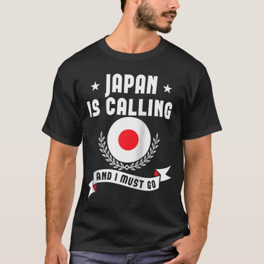 Japan belt en ik moet naar Souvenirs Japans T-shirt (Voorkant)