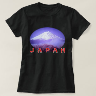 Japan Berg Fuji gestileerd T-shirt