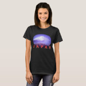 Japan Berg Fuji gestileerd T-shirt (Voorkant volledig)