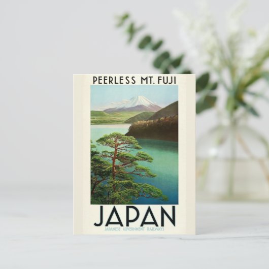  - Japan - berg Fuji - reizen Briefkaart (Staand voorkant)