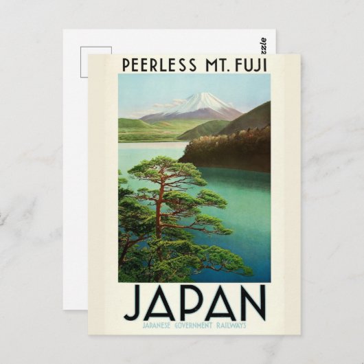  - Japan - berg Fuji - reizen Briefkaart (Voorkant / Achterkant)