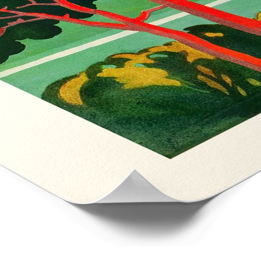  - Japan - berg Fuji - reizen Poster (Hoek)