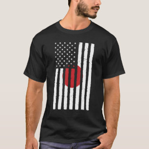 Japan beweegt de Amerikaanse vlag voor een half Ja T-shirt