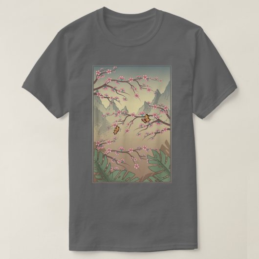 Japan  Bloem Japanse roze Sakura Cherry Bl T-shirt (Design voorkant)