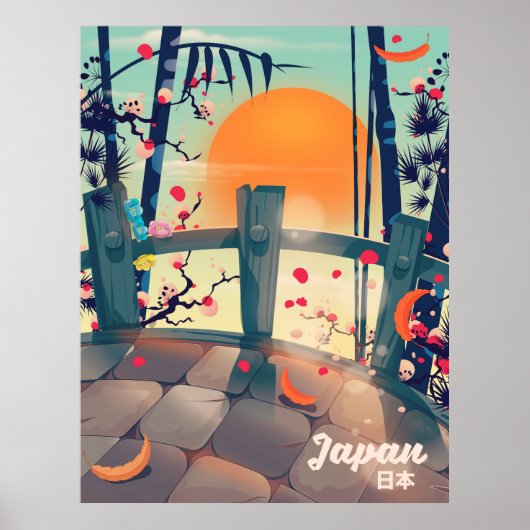 Japan Blossom vakantie poster Japan Blossom (Voorkant)