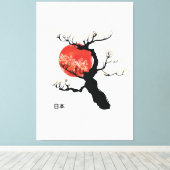 Japan Bonsai Canvas Afdruk (Insitu (Houten vloer))