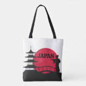 Japan Boodschaptas Tote Bag (Achterkant)