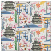 Japan Botanisch Stof (Close Up)