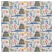 Japan Botanisch Stof (Swatch)