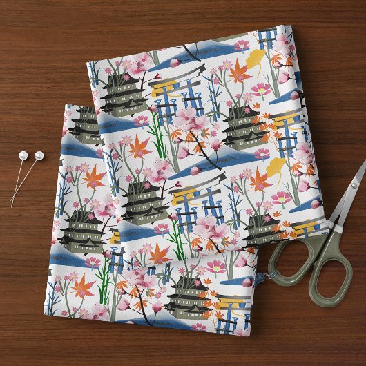 Japan Botanisch Stof