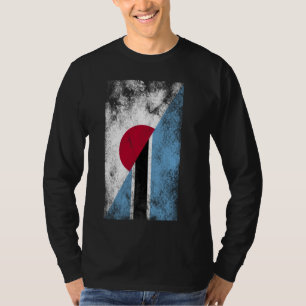 Japan Botswana Vlaggen - Japans Motswana, Batswana T-shirt