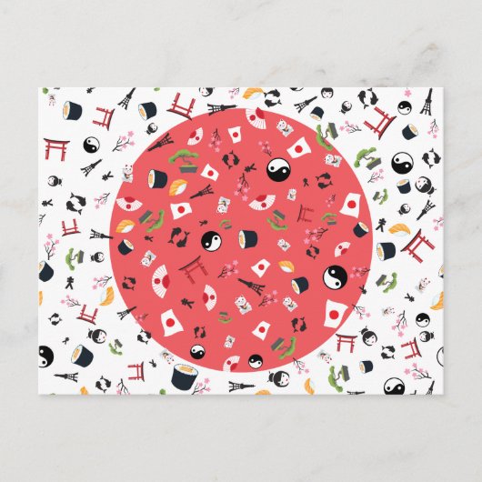 Japan briefkaart - het land van de stijgende zon (Voorkant)