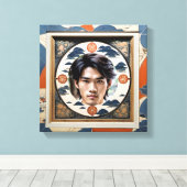 Japan canvas afdruk (Insitu (Houten vloer))