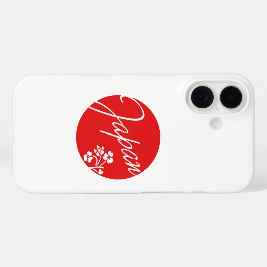Japan Case-Mate iPhone Case (Achterkant (horizontaal))