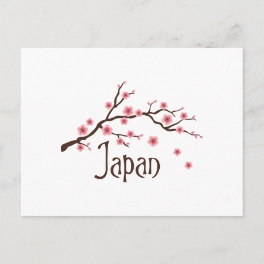 Japan Cherry Blossom Briefkaart (Voorkant)