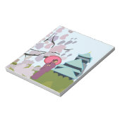 Japan Cherry Blossom Geisha Kimono Notitieblok (Linkerzijde)