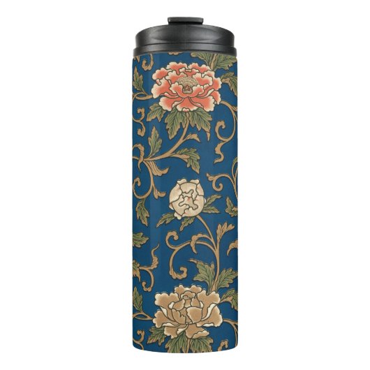 Japan Chrysanthemum Print Thermosbeker (Voorkant)