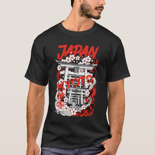 Japan city Kyoto T-shirt (Voorkant)