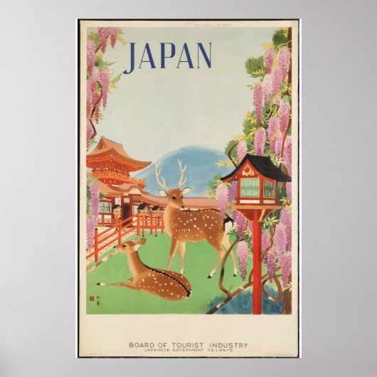  Japan City Travel Classic Poster jaren '30 (Voorkant)