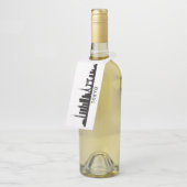 Japan Cityscape Travel | Tokyo Skyline Silhouette Flessenhanger (Schuin)