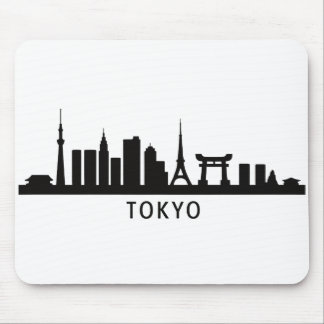 Japan Cityscape Travel | Tokyo Skyline Silhouette Muismat