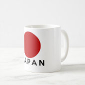 japan country flag naam koffiemok (Voorkant rechts)