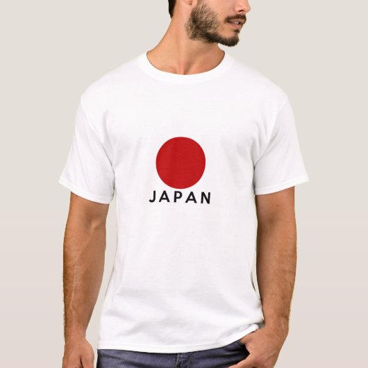 japan country flag naam t-shirt (Voorkant)