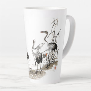 Japan Crane Birds Animal Wetlands Latte Mok