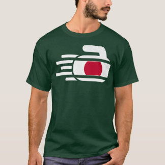 Japan Curling Rock Sport Fans Japanese Curlers Win T-shirt