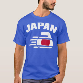 Japan Curling Rock Sport Fans Japanse Curlers Win T-shirt