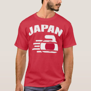 Japan Curling Rock Sport Fans Japanse Curlers Win T-shirt