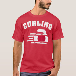 Japan Curling Rock Sport Fans Japanse Curlers Win T-shirt