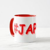 "#JAPAN" Cute Design. Bestel nu Mok (Voorkant links)
