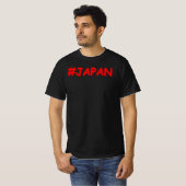 "#JAPAN" Cute Design. Bestel nu T-shirt (Voorkant volledig)