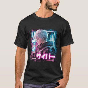 Japan Cyberpunk anime jongen karakter T-shirt
