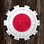 Japan-dartboard en Japanse vlag/spelraad Dartbord
