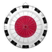 Japan-dartboard en Japanse vlag/spelraad Dartbord (Voorkant)