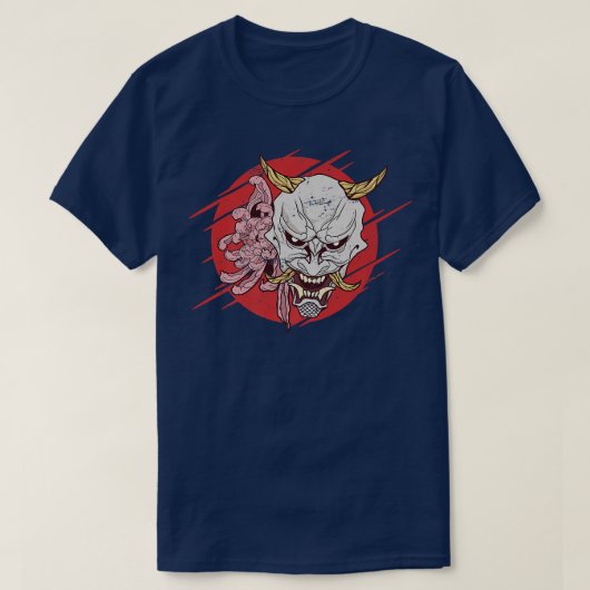 Japan Devil Oni Demon T-shirt (Design voorkant)