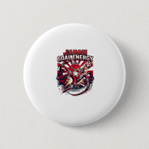Japan Doel Energie Skelet Striker Naties Creatief Ronde Button 5,7 Cm