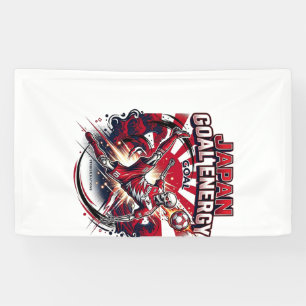 Japan Doel Energie Skelet Striker Naties Creatief Spandoek