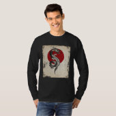 Japan dragon artwork Japanese Retro T-shirt (Voorkant volledig)