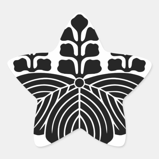 japan embleem ster sticker (Voorkant)