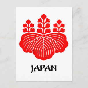 JAPAN - embleem/vlag/wapen/symbool Briefkaart