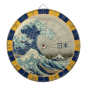 Japan en Great Wave van Kanagawa Art 日 本 Dartbord