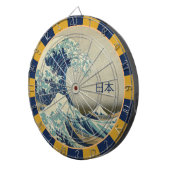 Japan en Great Wave van Kanagawa Art 日 本 Dartbord (Voorkant Rechts)