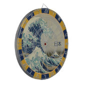 Japan en Great Wave van Kanagawa Art 日 本 Dartbord (Voorkant Links)