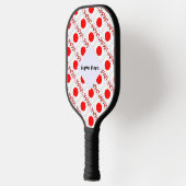 Japan en Japanse vlag met Jouw naam Pickleball Paddle (Links)
