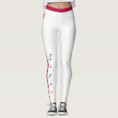 Japan en Japanse vlag mode, sport- en reisfan Leggings (Voorkant)