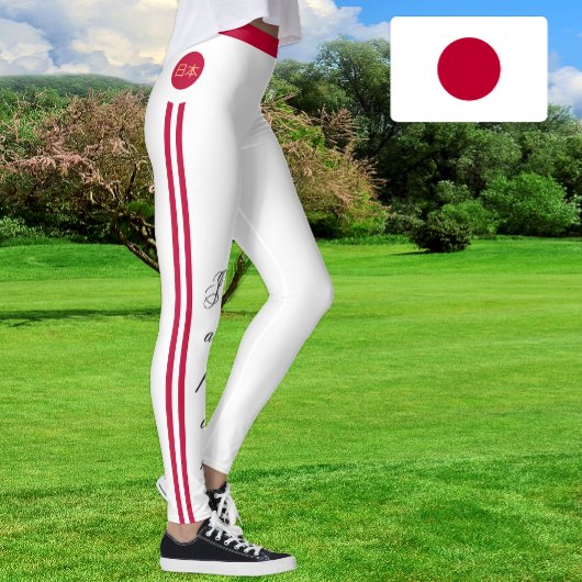 Japan en Japanse vlag mode, sport- en reisfan Leggings